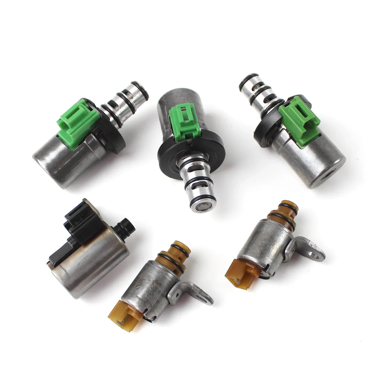 48420K-R 4F27E FN4A-EL 6 PCS 5-Speed Transmission Solenoid Kit Engine Auto Parts For 2000-2012 Ford Focus Mazda 2 3 5 CX-7 MPV