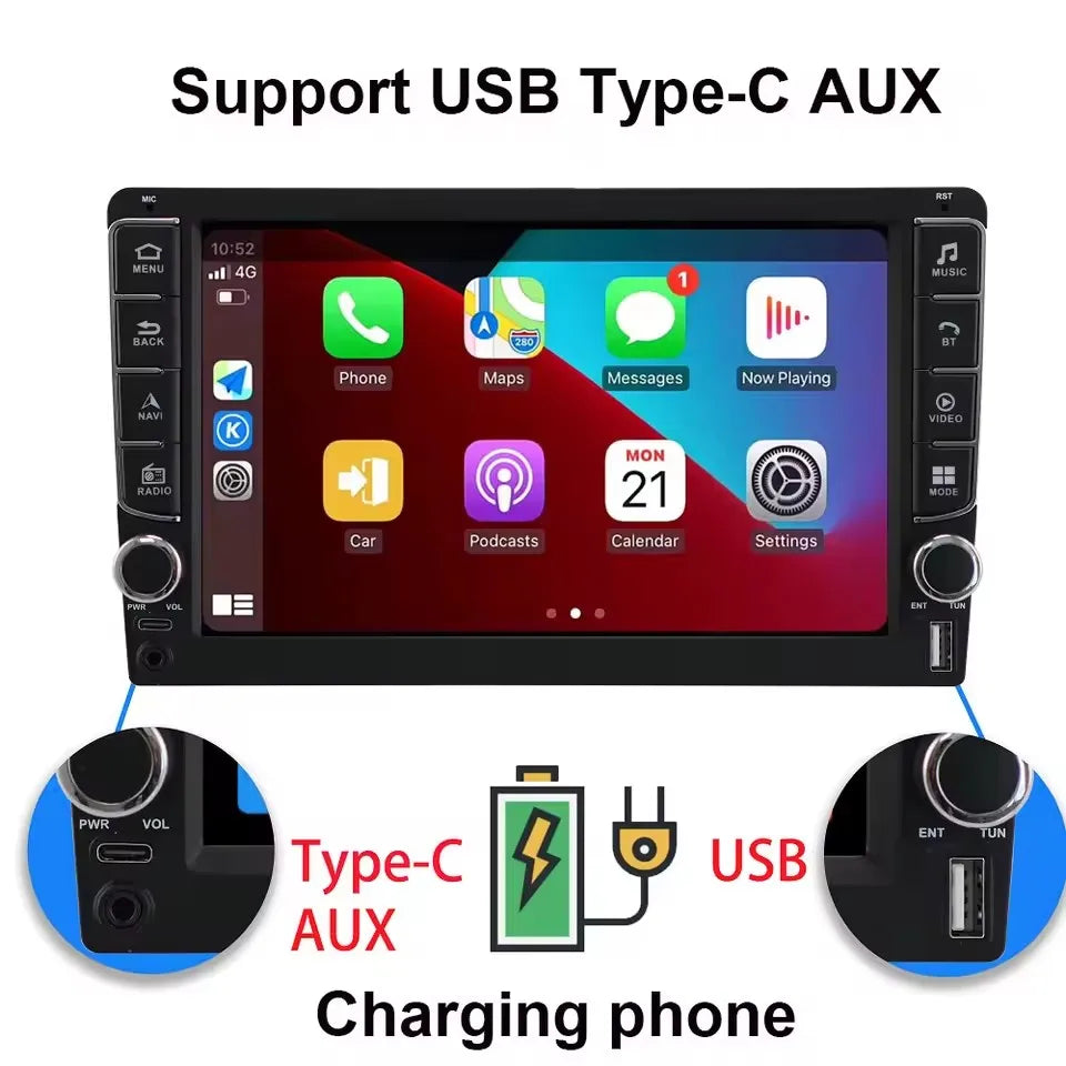Car Radio Android 14 For Ford Fiesta Mk 6 2009 - 2018 Mirror Link AutoMotive Smart Car Systems GPS Navigation Bluetooth 8 Core