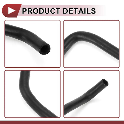 UXCELL 1 Pcs HVAC Heater Hose for Honda CR-V 2.4L 2002-2006 Engine Coolant Water Outlet No.79725S9AA00 Black Rubber