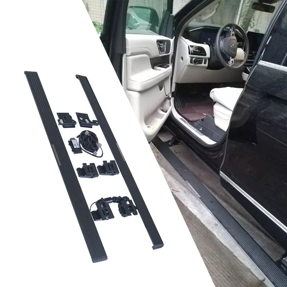 NEW Wholesale 4x4 Vehicle Exterior Accessories Led Light Power Step Electric Side Step Running Board For LINCOLN NAVIGATOR 2015+