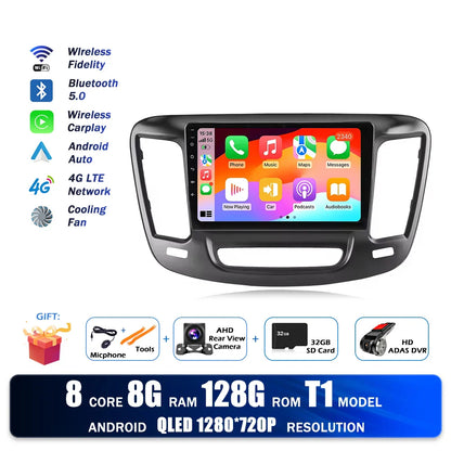 For Chrysler 200 200C 2015 - 2019 Car Radio Multimedia Video Player Navigation stereo Android Auto Carplay GPS WIFI BT