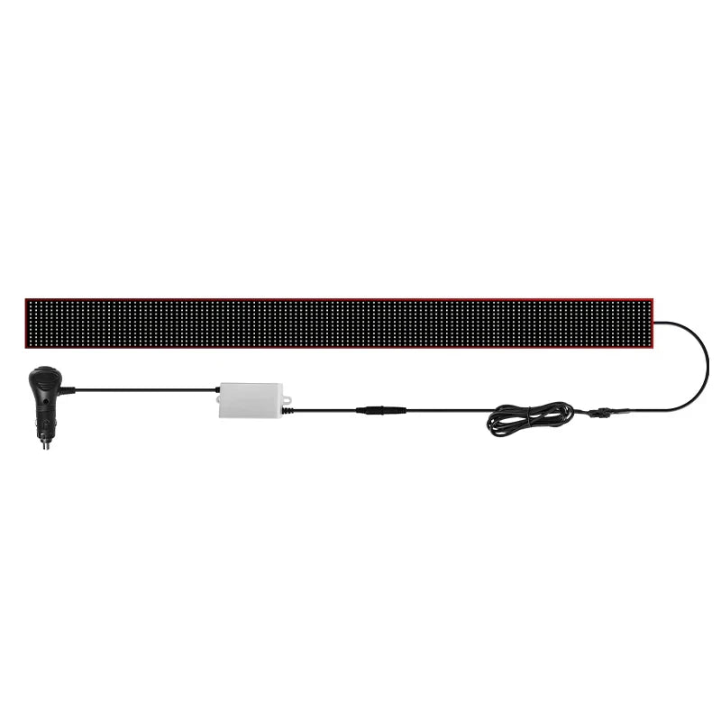 12-24V truck decoration atmosphere light Video-driven Devil's Eye flexible LED screen Extra large smart decor light Accessories