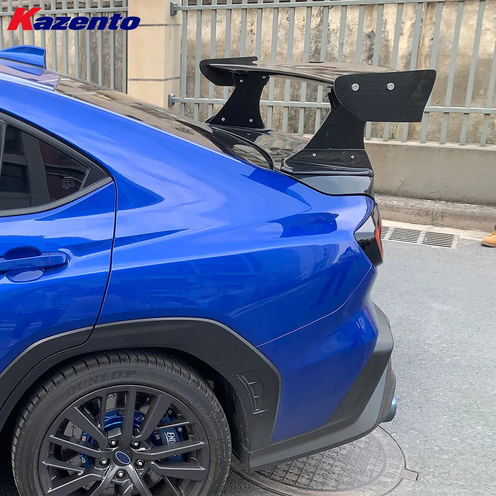 For Subaru WRX STI S4 VB 2021-24 Carbon KZB Style Rear Trunk GT Spoiler Wing