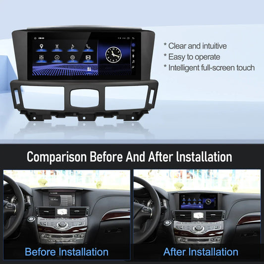 10.25inch Car Radio For Infiniti Q70 Q70L M25 M35 M37 2013-2019 Multimedia Player Wireless Carplay GPS Touch Head Unit Screen