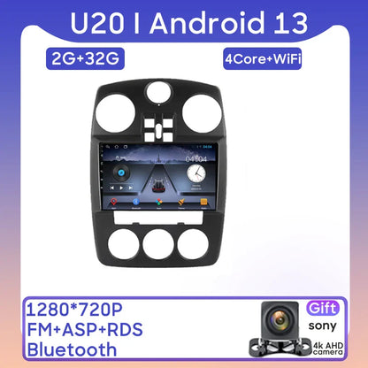 Android Radio For Chrysler PT Cruiser 2007-2009 Stereo Head Unit GPS Navigation Multimedia Player Mirror Link Carplay 8 Core 5G