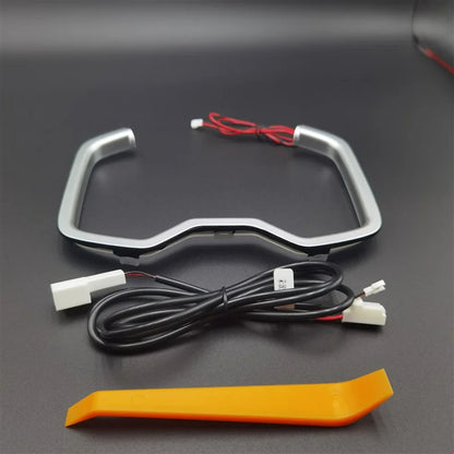LED Central Water Cup Holder Light For Toyota RAV4 XA50 2019 2020 2022 2023 2024 Blue Interior Atmosphere Decorative Light