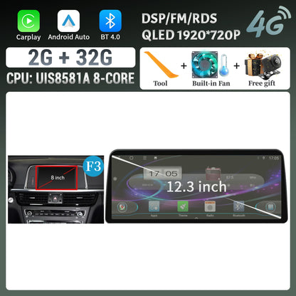 12.3inch Android 14 For KIA K5 Optima 2015 2016 2017 2018 2019 Car Radio Multimedia Navigation GPS Carplay Stereo Touch Screen