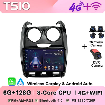 Car Multimedia Player For Renault Duster 2015 - 2021 For LADA Largus 2021 Automotive Multimedia Mirror Link Intelligent System