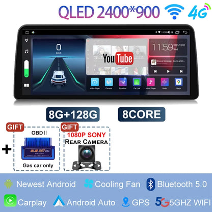 Android14 For Dodge Grand Caravan 2009-2020 Chrysler Grand Voyager 5 2011 - 2015 Car Radio Multimedia Player GPS Auto Carplay
