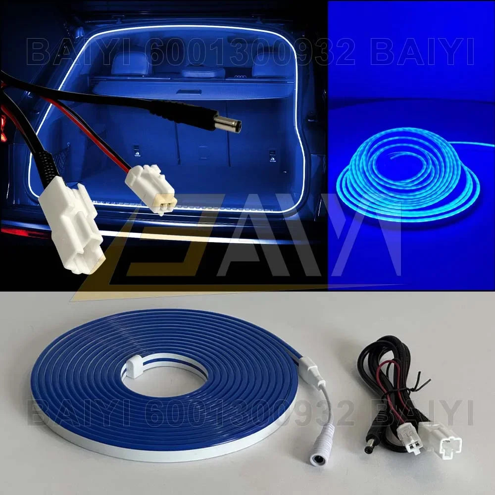 Customizable 5M LED Car Trunk Light Interior Atmosphere Neon Lamp For Toyota RAV4 VENZA BZ4X Corolla Cross Other Car Accessories