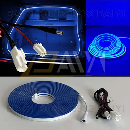 Customizable 5M LED Car Trunk Light Interior Atmosphere Neon Lamp For Toyota RAV4 VENZA BZ4X Corolla Cross Other Car Accessories