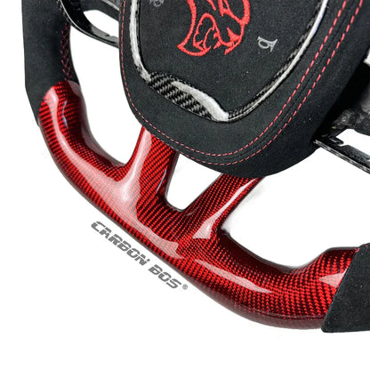 Upgraded Custom Carbon Fiber Steering Wheel for Dodge Challenger/Charger SRT HELLCAT 2012-2020 Cars