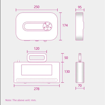 Household 220v Installation-free Sink Dishwasher Fully Automatic Household Ultrasonic Water Cataly