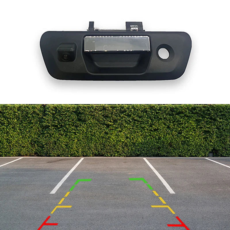 CCD NTSC Car Rear View Reverse Backup Camera Tailgate Handle Rear View Camera For Nissan Navara D23 NP300 2015 2016 2017 2018