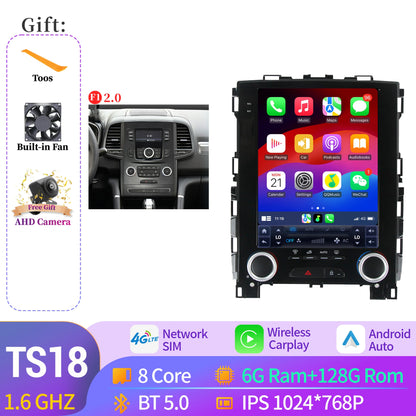 9.7″Android 14 For Renault Koleos Megane 4 Samsung SM6 Talisman 2017-2019 Wireless Apple BT Carplay Car Radio Multimedia