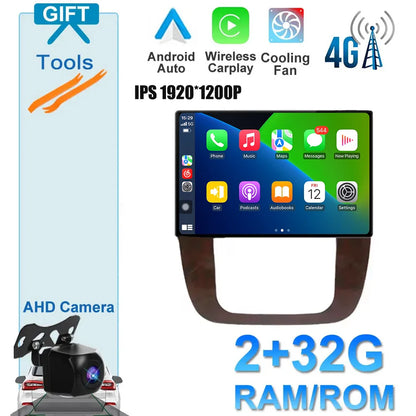 Android 14 Car Radio For GMC Yukon Chevrolet Tahoe Suburban 2008 - 2012 13.1Inch Screen GPS Navigation Wireless Carplay 4G WIFI