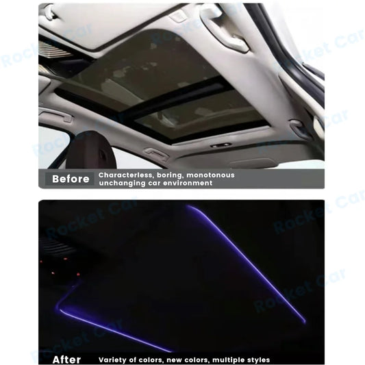 11 Colours Roof Panoramic Skylight Ambient Lights Refit For BMW G20 G30 G01 G05 3/5 Series X3 X4 X5 X6 X7 Car LED Sunroof Light