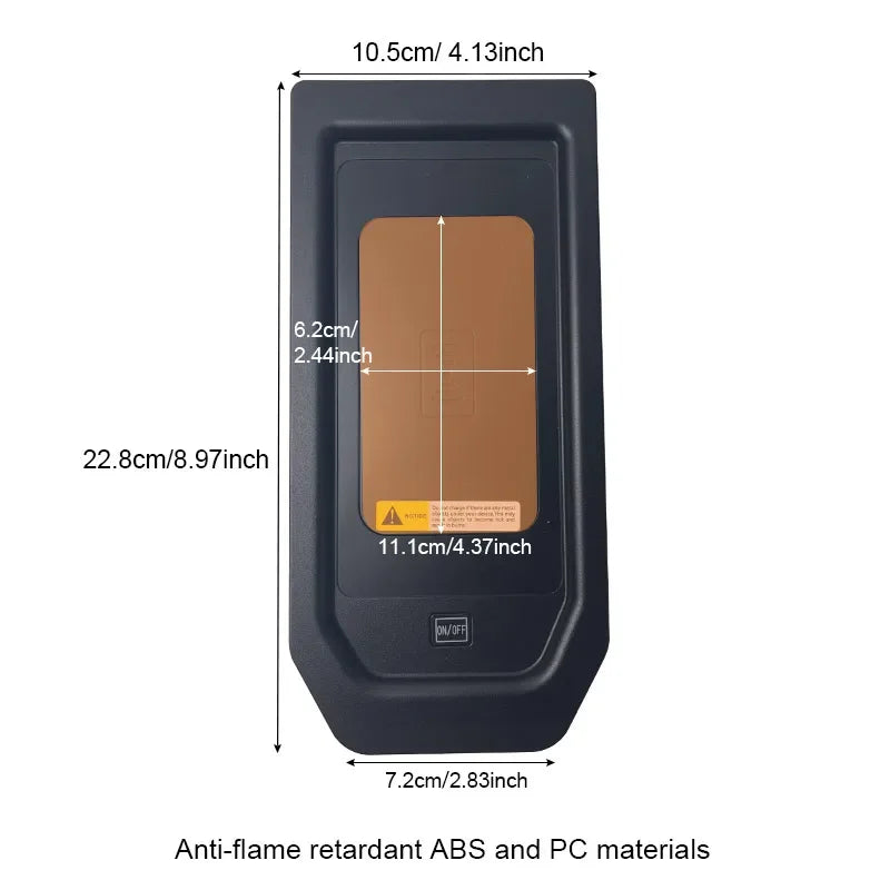 Wave Wholesale — Car Wireless Charger 15w — Mobile — in-use lifestyle view