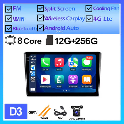 Android 14 WiFi For Mazda CX9 TB 2006 2007- 2010 2016 Car Radio Multimedia Player DSP Stereo GPS 4G Split Screen Bluetooth