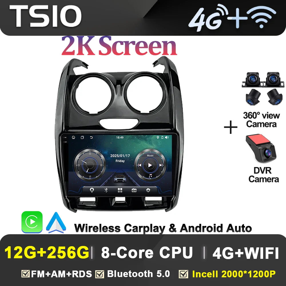 Car Multimedia Player For Renault Duster 2015 - 2021 For LADA Largus 2021 Automotive Multimedia Mirror Link Intelligent System