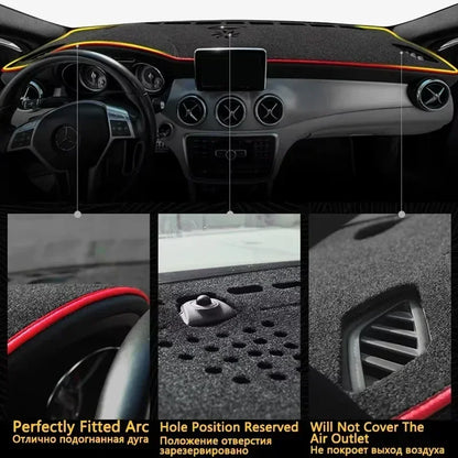 For Jaguar F-Type 2014-2024 Car Dustproof Anti-Slip Center Console Dash Mat Dashboard Cover Mat Sunshade Dashmat Car Accessories