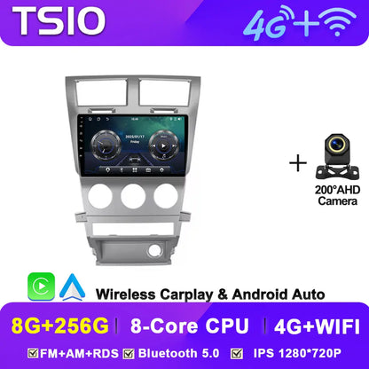 Car Multimedia Radio Player For Dodge Avenger JS 2007 - 2010 For Dodge Nitro 2006 - 2011 Android 14 2din Autoradio BT 5G Wifi
