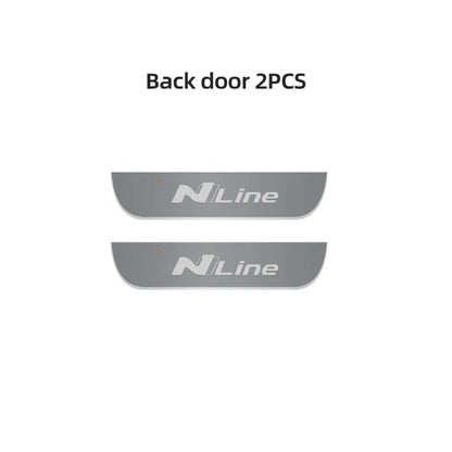 Car Door Decorate Lamps For Hyundai I30 Sonata Elantra i40 Kona Tucson N Line Auto Pedal Light Sill Pathway Welcome Scuff Light