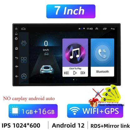 1280*720Screen 7 9 10 Inch 2Din Android Auto Carplay 8163 Car Radio Audio Multimedia Player for Hyundai Toyota Nissan Kia Stereo