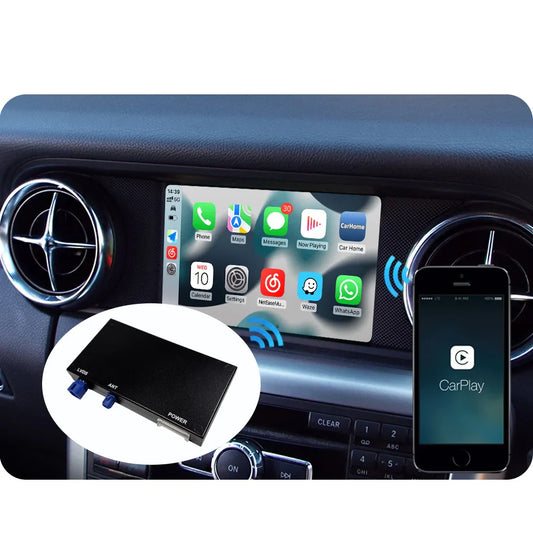 For Mercedes SLK class R172 factory audio radio retrofit wireless carplay decoder box android auto screen interface Original MIC