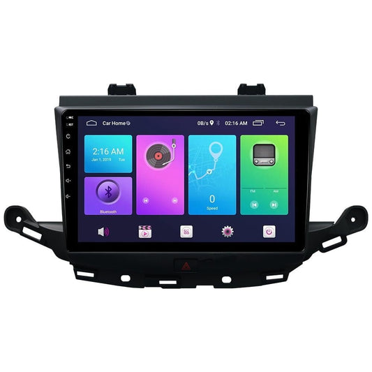 Sovob Android Car Stereo for BUI-CK VERANO 2015-2017 9 inch 2 Din Radio GPS Navigation IPS Touch Screen Multimedia Player Support 4G Carplay SWC Wifi Mirror Link DSP BT(Size:8 core 4G+wifi 6G+128G)