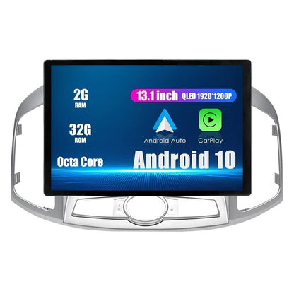 Sovob Android Radio CarPlay & Android Auto Autoradio Car Navigation Stereo Multimedia Player GPS Touchscreen RDS DSP BT WiFi Headunit Replacement For Chevrolet Captiva 2011-2017, if applicable