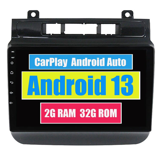 Sovob Car Stereo Radio for Volkswagen Touareg FL NF 2010 2011 2012 2013 2014 2015 2016 2017 2018 with CarPlay Android Auto Multimedia Player GPS Navigation Touch Screen Bluetooth WiFi