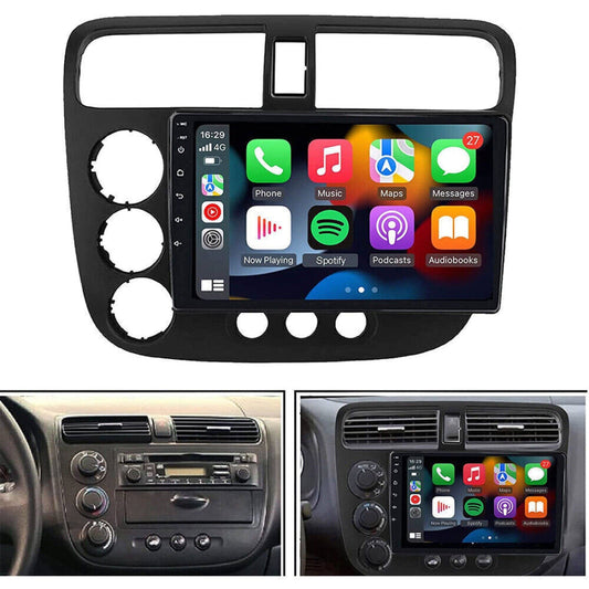 Zcargel 9 Inch For Honda Civic 2000 2001 2002 2003 2004 2005 Car Stereo Radio with Apple CarPlay and Android Auto, Android 13.0 Touch screen Head Unit with Backup 2GB+32GB Honda Android host
