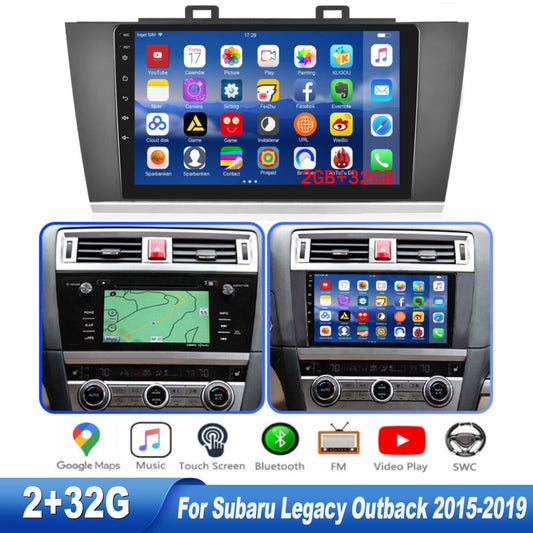 Zcargel 9 inch Car Stereo Radio Upgrade for Subaru Outback 2015-2019,2G+32G Android 13 GPS Navigation Unit with Wireless Carplay,Android Auto,SWC,1280x720 Touchscreen Multimedia Video Player