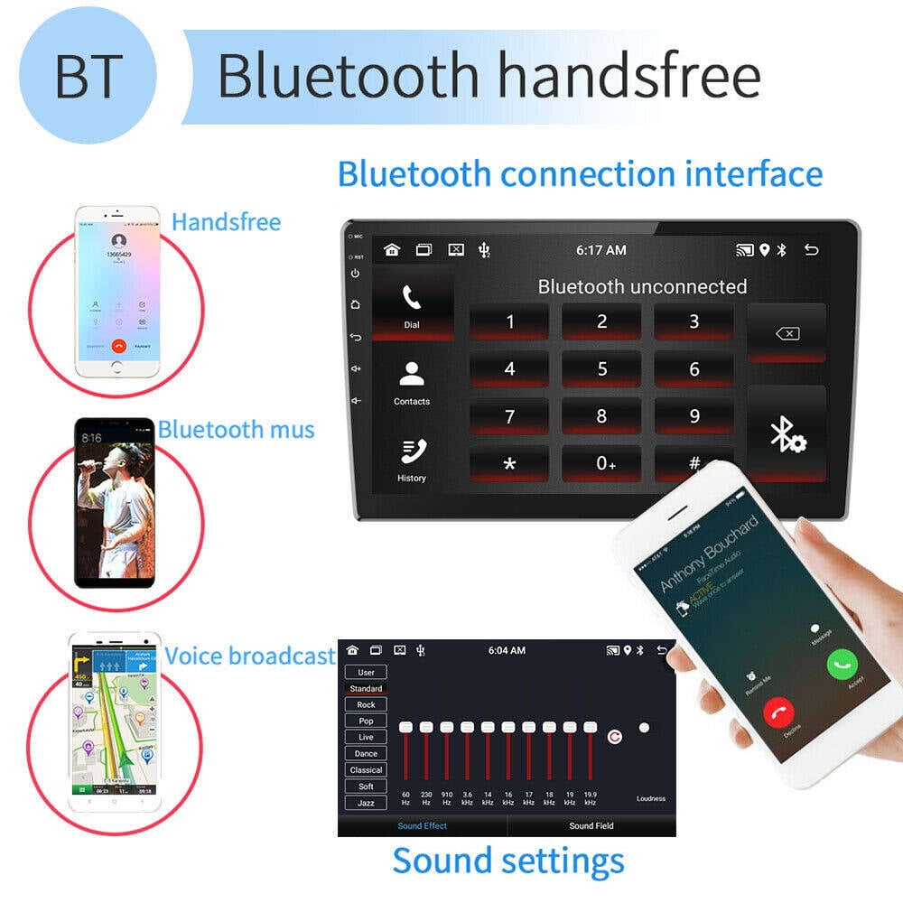Car Radio Stereo for Jeep Compass 2017-2019, Carplay Andriod Auto GSP Navigation FM Bluetooth Wifi SWC, Android 13 10.1 Inch Touchscreen Car Multifunctional Player