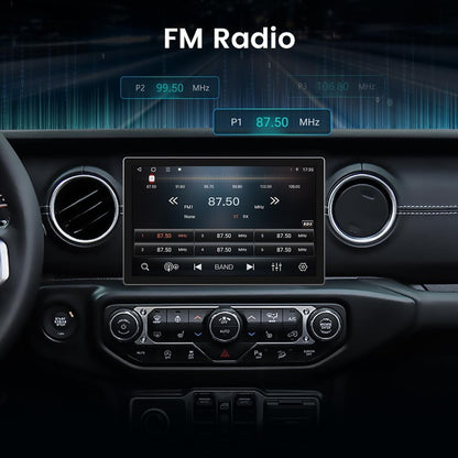 Awesafe Jeep Wrangler JL Gladiator 2018-2021 Car Radio Stereo 11.5 inch Touch Screen Built-in Wireless CarPlay Android Auto GSP FM Bluetooth Wifi Head unit