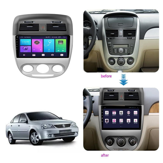 Sovob Android Car Stereo for BUI-CK EXCELLE 2008-2018 2 Din Radio GPS Navigation IPS Touch Screen Multimedia Player Support 4G Carplay SWC Wifi Mirror Link DSP BT(Size:8 core 4G+wifi 2G+32G)