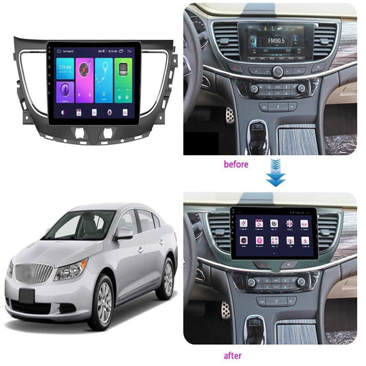 Sovob Android Car Stereo for BUI-CK Lacrosse 2016 2017 2018 2 Din Radio GPS Navigation IPS Touch Screen Multimedia Player Support 4G Carplay SWC Wifi Mirror Link DSP BT(Size:8 core 4G+wifi 4G+64G)