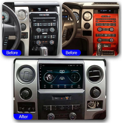 Surakey 9" Android 12 Touchscreen Car Stereo with CarPlay and Hi-Fi for Ford F150 2009-2014, 2+32GB