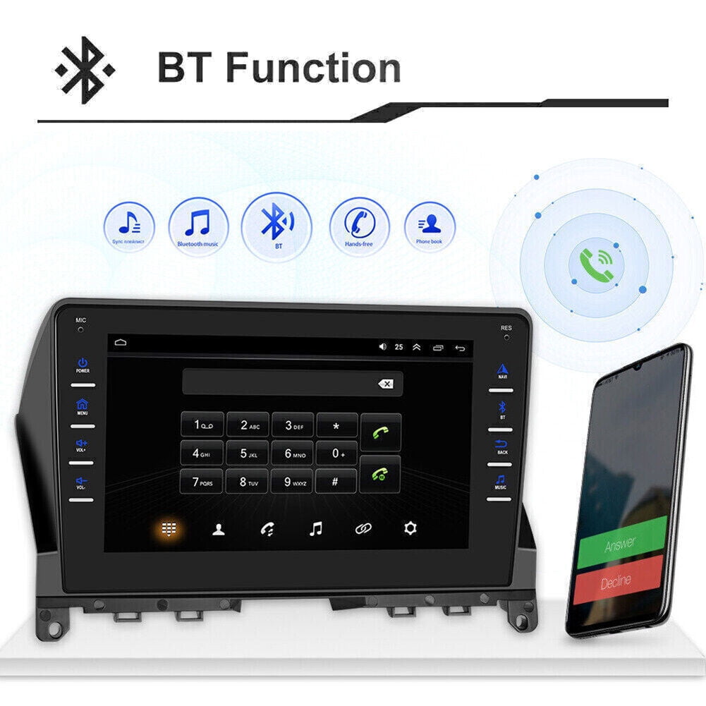 Mercedes-Benz Android Head Unit    IKASEFU Car Stereo for Mercedes Benz W204 S204 2006-2011 Support Wireless Carplay Android Auto with 9” Touchscreen 2+32G HiFi WiFi GPS Navigation Radio