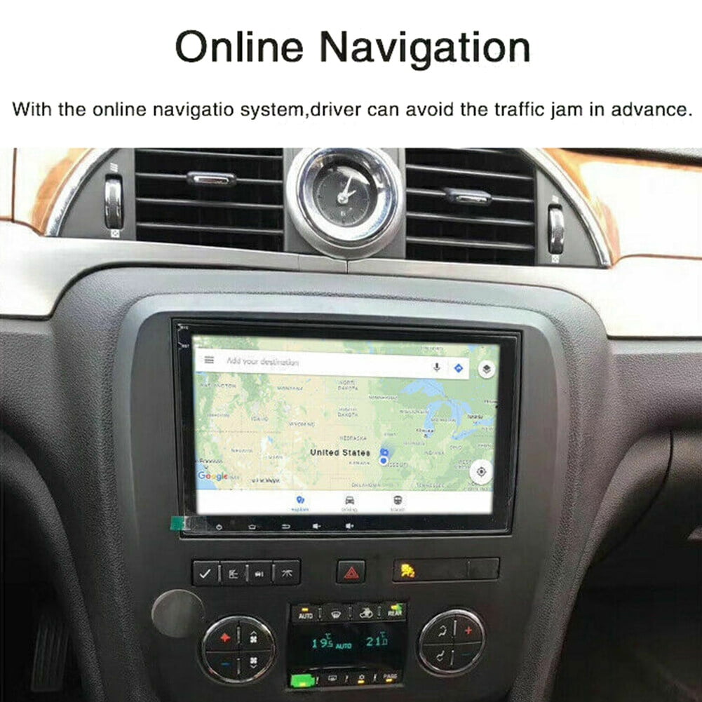 Android 12 Car Radio Stereo for GMC Chevrolet Buick Humme 8" Touch Screen Multimedia Player with Wireless CarPlay Android Auto Navigation Bluetooth Radio WiFi SWC MirrorLink 1G+16G Black