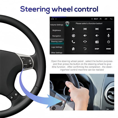 Guwzn Car Stereo Radio for Chevrolet Spark 2010-2015 9" Touchscreen 2+32G Vehicle GPS Navigation Wireless CarPlay Android Auto
