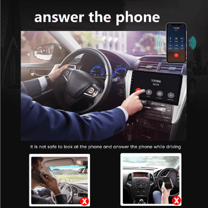 iSpchen 9 Inch Car Navigation for 2007-2012 Jeep Wrangler (4-Door Version), Android 13.0 2+32G Car Stereo Radio With Carplay Function GPS Navi