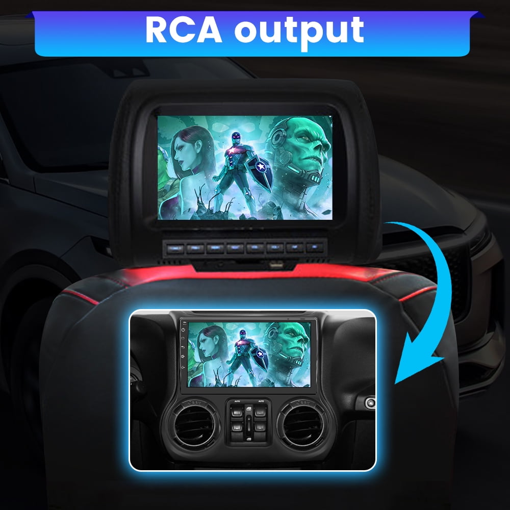 Awesafe Car Radio Stereo Carplay Andriod 12 32GB Compatible for Jeep Wrangler 2011-2014 with Android Auto 10 Inch HD Touchscreen Bluetooth GPS Navigation