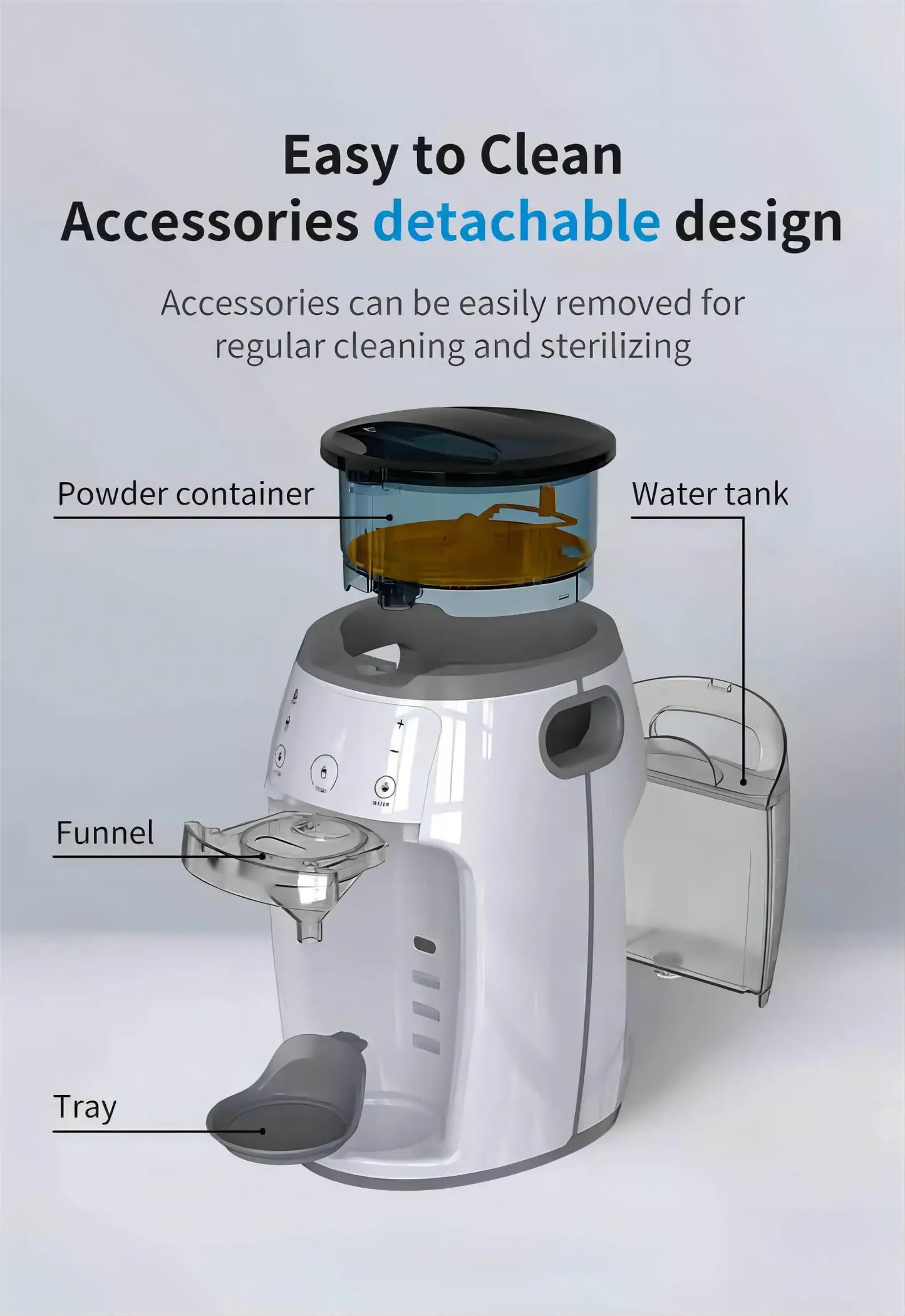baby milk maker automatic powder formula maker machine logo customized