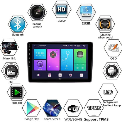 Sovob Android Car Stereo for Nissan Ruiqi 2019 2020 9 inch 2 Din Radio GPS Navigation IPS Touch Screen Multimedia Player Support 4G Carplay SWC Wifi Mirror Link DSP BT(Size:8 core 4G+wifi 3G+32G)