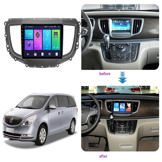 Sovob Android Car Stereo for BUI-CK GL8 2011 2012 2013 2 Din Radio GPS Navigation IPS Touch Screen Multimedia Player Support 4G Carplay SWC Wifi Mirror Link DSP BT(Size:4 core wifi 1G+16G)