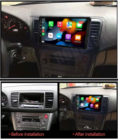 RoverOne Car Stereo CarPlay Android Auto for Subaru Outback 3 Legacy 4 2003 - 2009 GPS Navigation Bluetooth DSP Multimedia Video Player