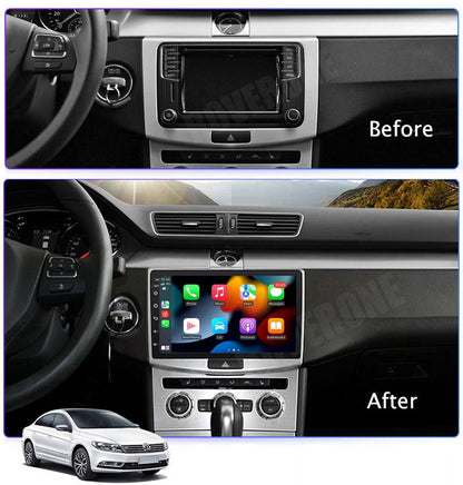 RoverOne Car Stereo CarPlay Android Auto for Volkswagen Passat 7 B7 NMS 2011 - 2015 GPS Navigation Bluetooth DSP Touch Screen Multimedia Video Player
