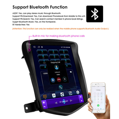 Bluetooth Android 12 Apple Carplay 2+32GB Wifi RDS Car Stereo Radio Head Unit GPS Navigation Player In Dash For Chevrolet Chevy Cruze J300 2008 2009 2010 2011 2012